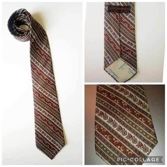 Yves Saint Laurent Other - YVES SAINT LAURENT Silk Neck Tie
